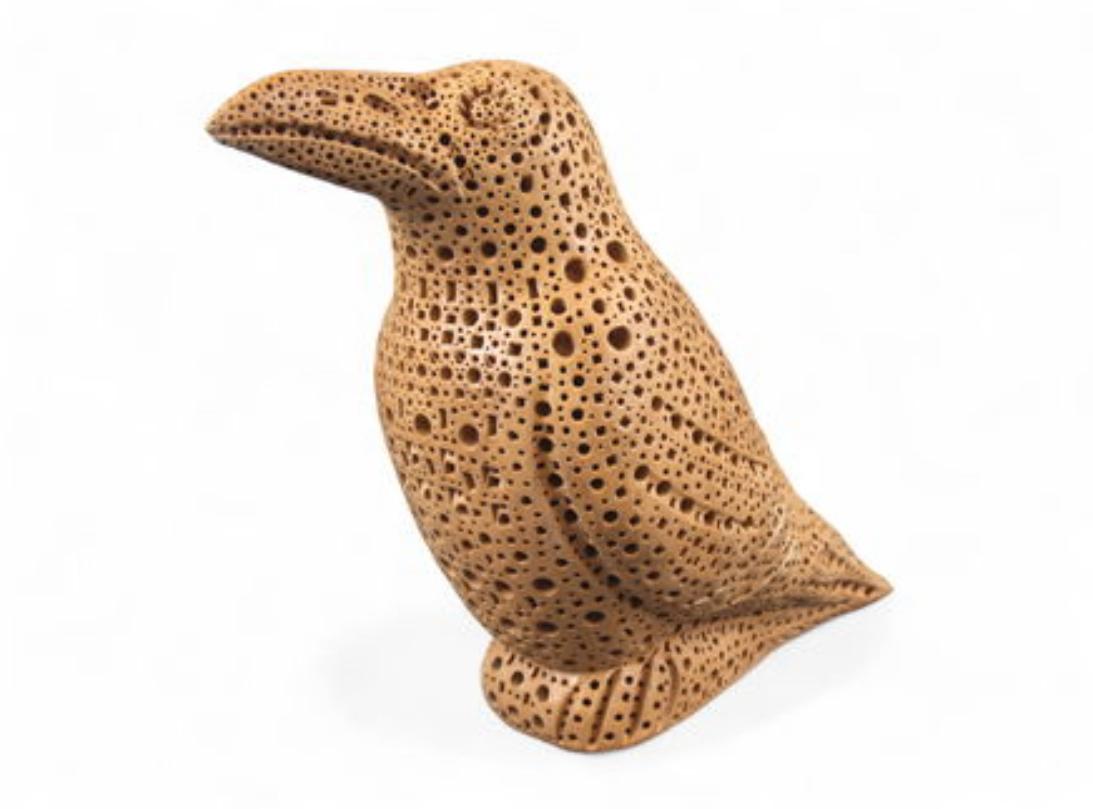 “Modern Terracotta Bird” - Post-Modern Sculpture by Alexander Ney