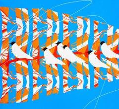 „Dry leaf“ Öl auf Leinwand, 100 x 110 cm