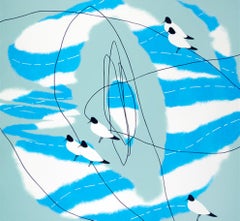 Romance of the seas. Öl auf Leinwand, 120 x 130 cm
