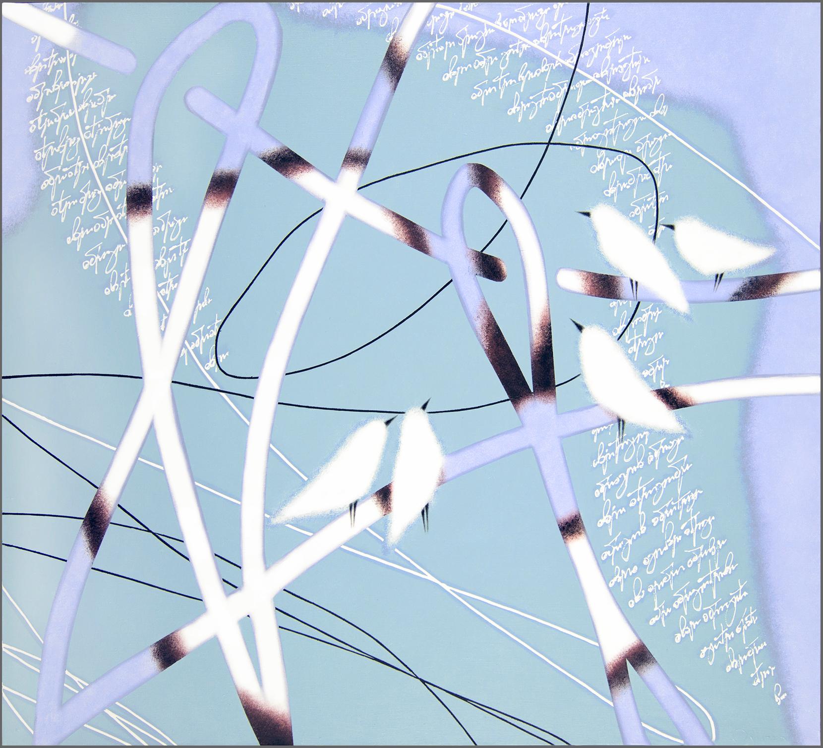 "Le débriefing". huile sur toile, 100 x 110 cm - Art de Alexander Oligerov