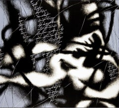 „Dree night temptations“. Öl auf Leinwand, 100 x 110 cm