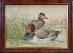 Antique Group of Six Water Fowl