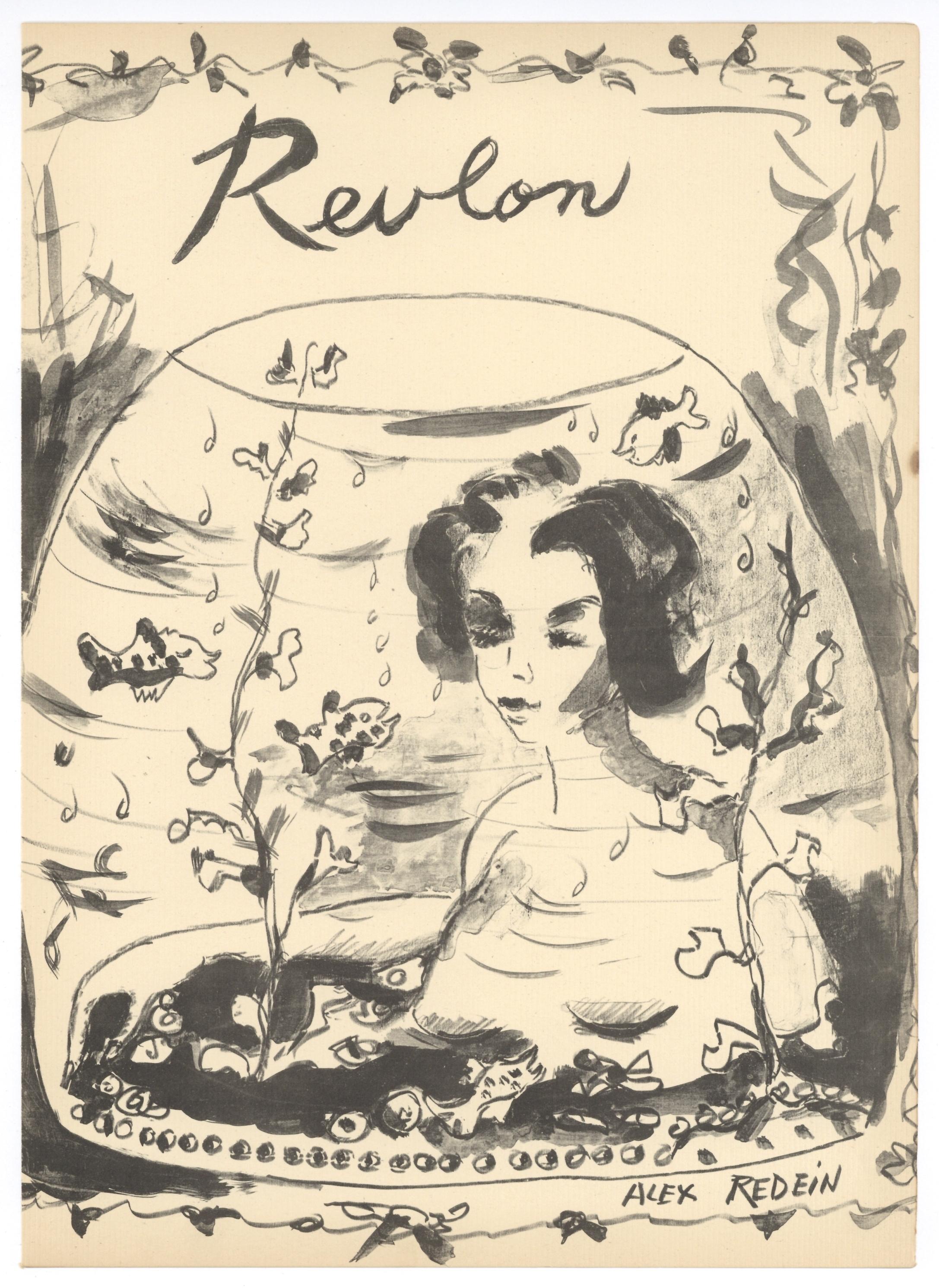 Originallithographie – Print von Alexander Redein