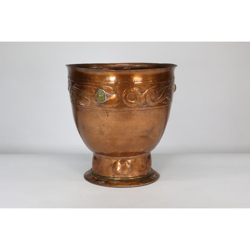 copper urn planter