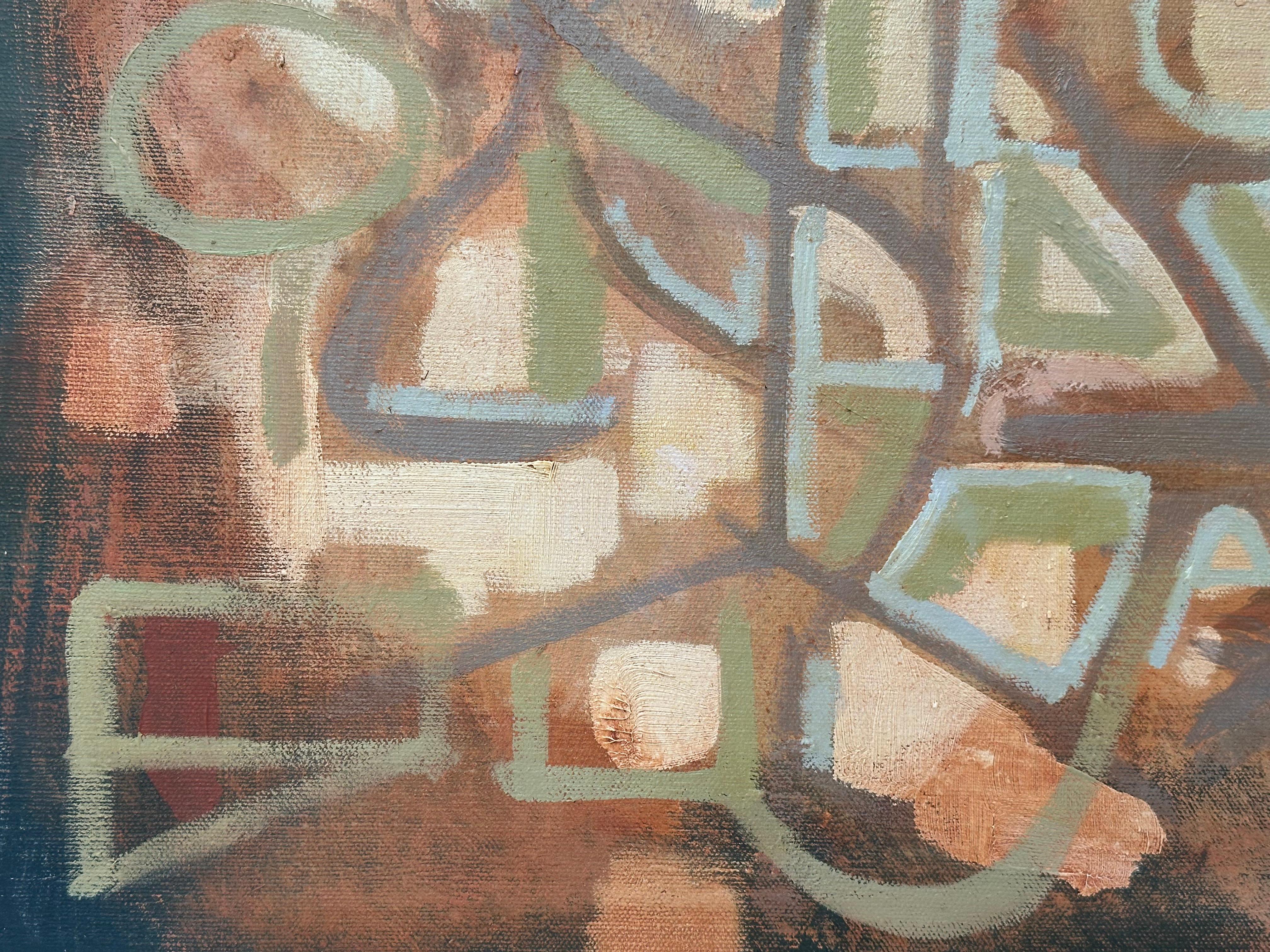 Abstract Constructivist Composition – Painting von Alexander Rodchenko