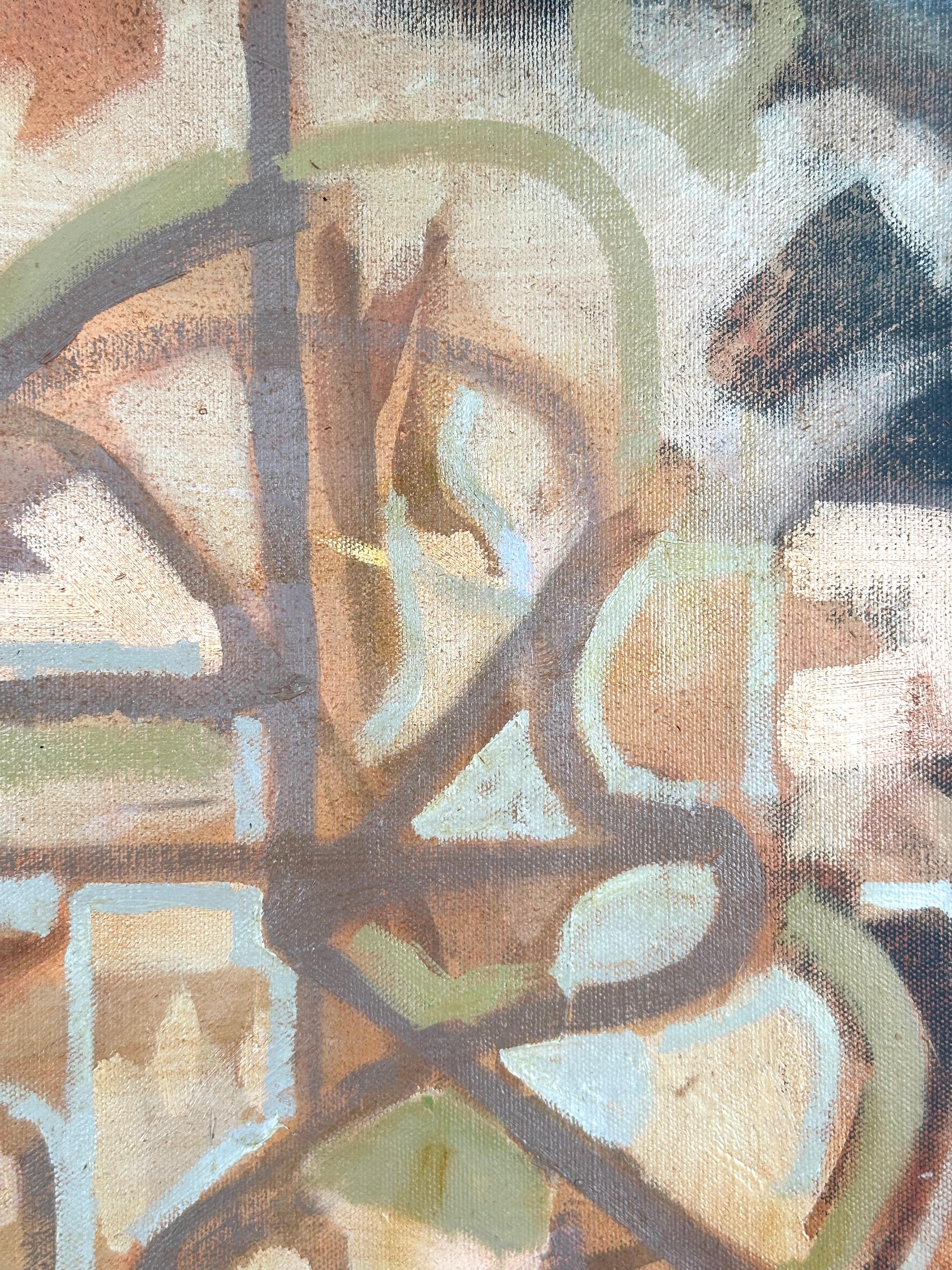 Abstract Constructivist Composition (Geometrische Abstraktion), Painting, von Alexander Rodchenko