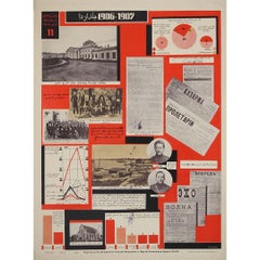 Photomontage N.11 The History of the communist party in posters by Rodchenko