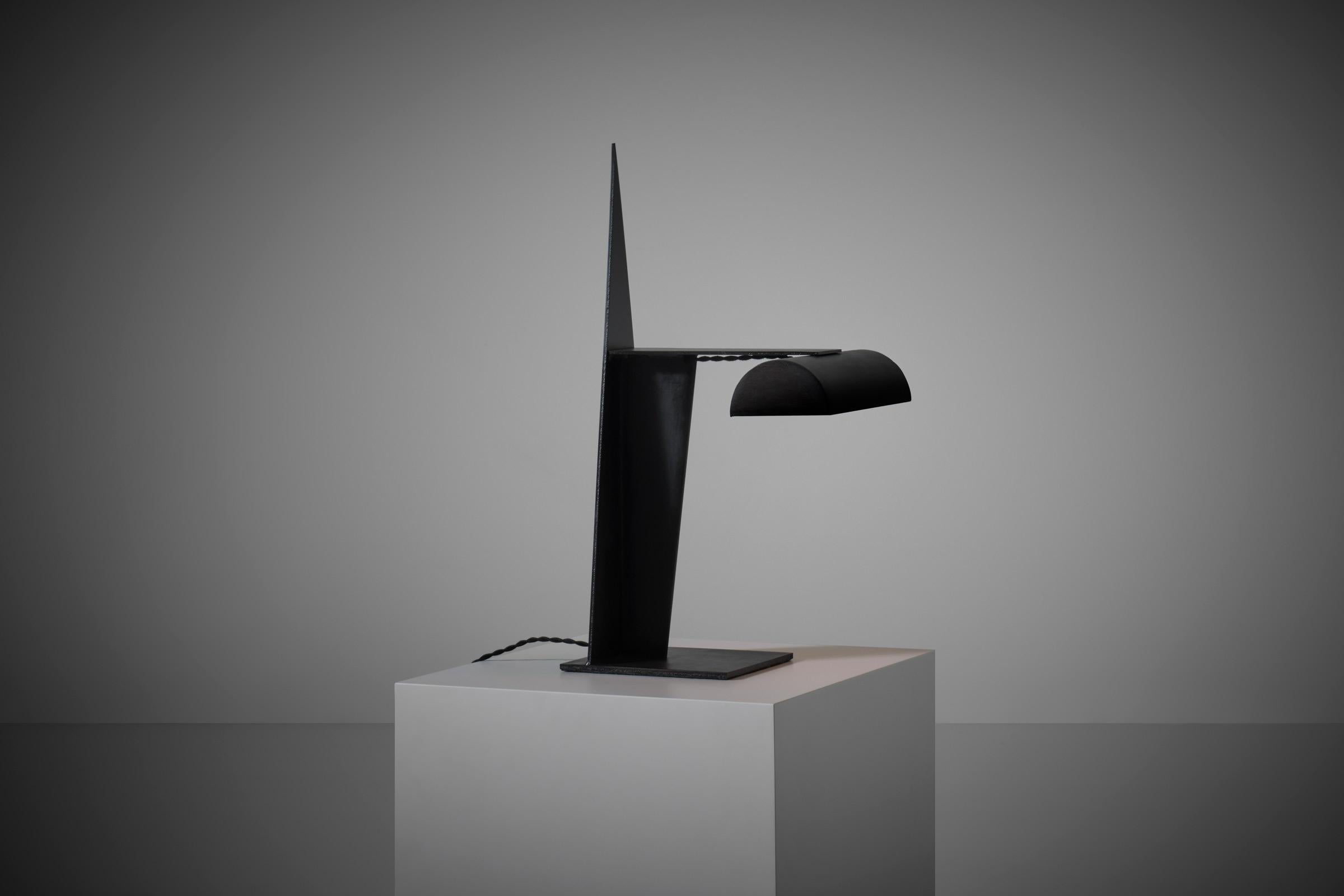French Alexander Rodchenko table lamp, Espace Lumière edition For Sale