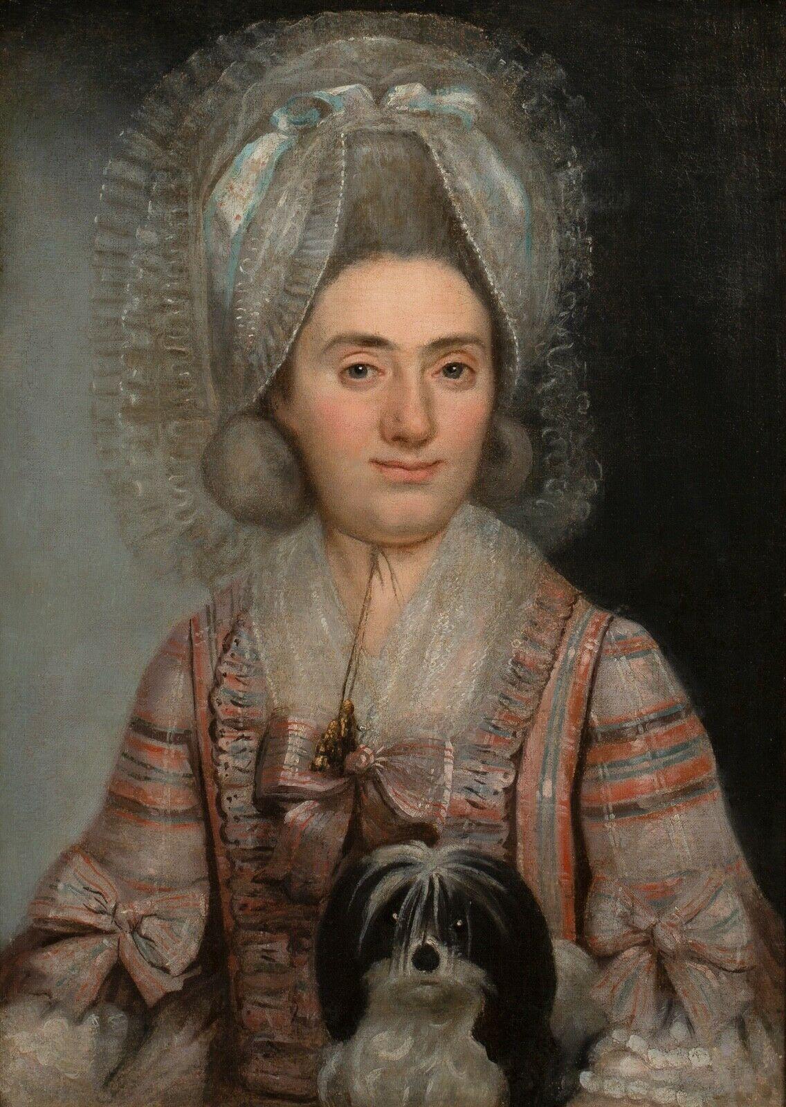 Ritratto di Marie Camille (nata de Beer), contessa di Lalaing, 18° secolo - Painting di Alexander Roslin