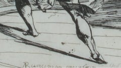 18th century etching figurative neoclassical mythology scene dynamic