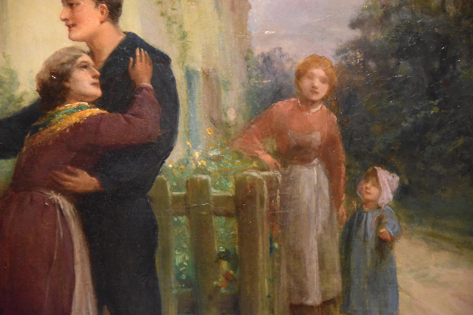 Oil Painting by Alexander Russell The Sailors Return