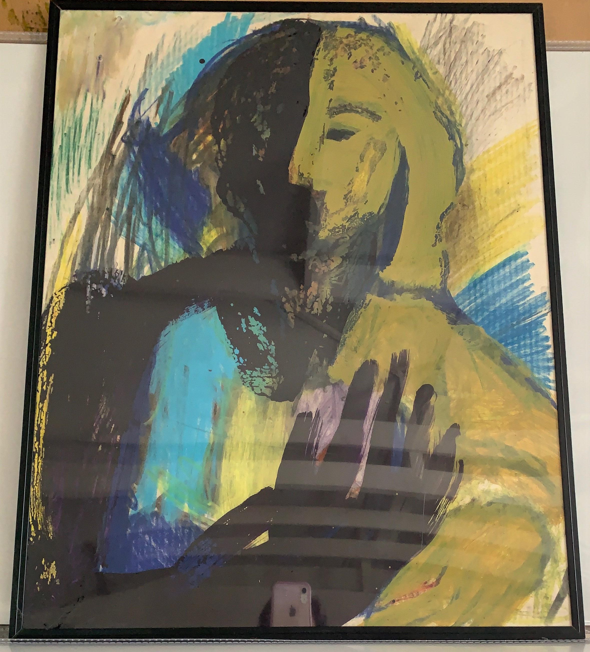 Abstract Painting di Alexander Rutsch - Nudi astratti dipinti ad olio