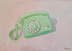 Georgian Contemporary Art by Alexander Sandro Antadze - Grand Mother's Phone 