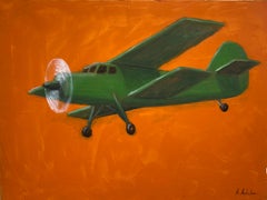 Georgian Contemporary Art by Alexander Sandro Antadze - Green Plane
