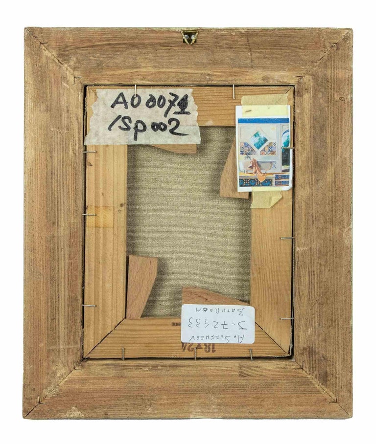 Alexander Sergheev Oriental Bathroom Oil Painting by Alexander