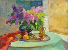 Ein fragraner Blumenstrauß, Gemälde, Öl auf Leinwand