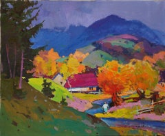 Incroyable Verkhovyna, peinture sur toile