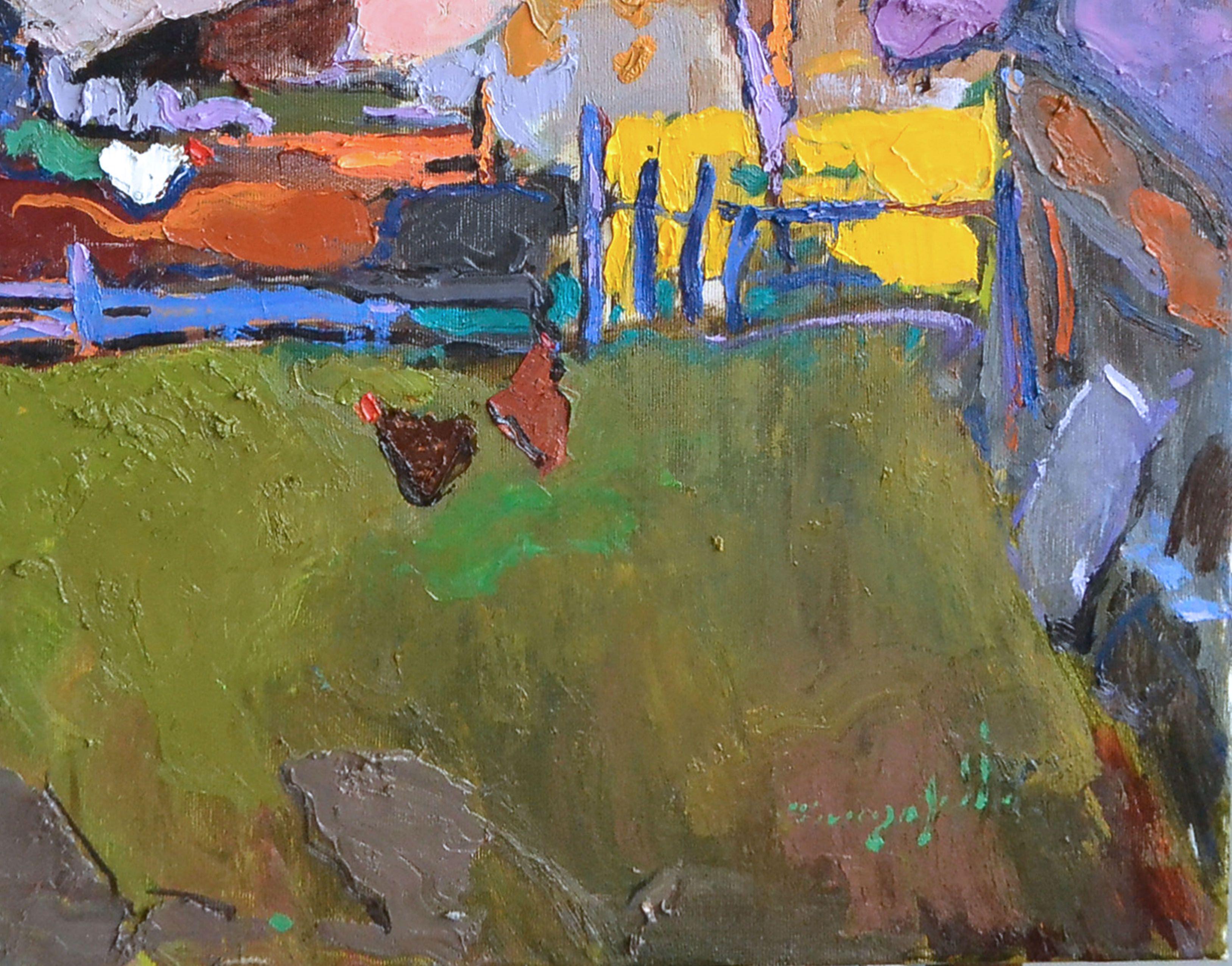 Pollaio, Pittura, Olio su tela 2
