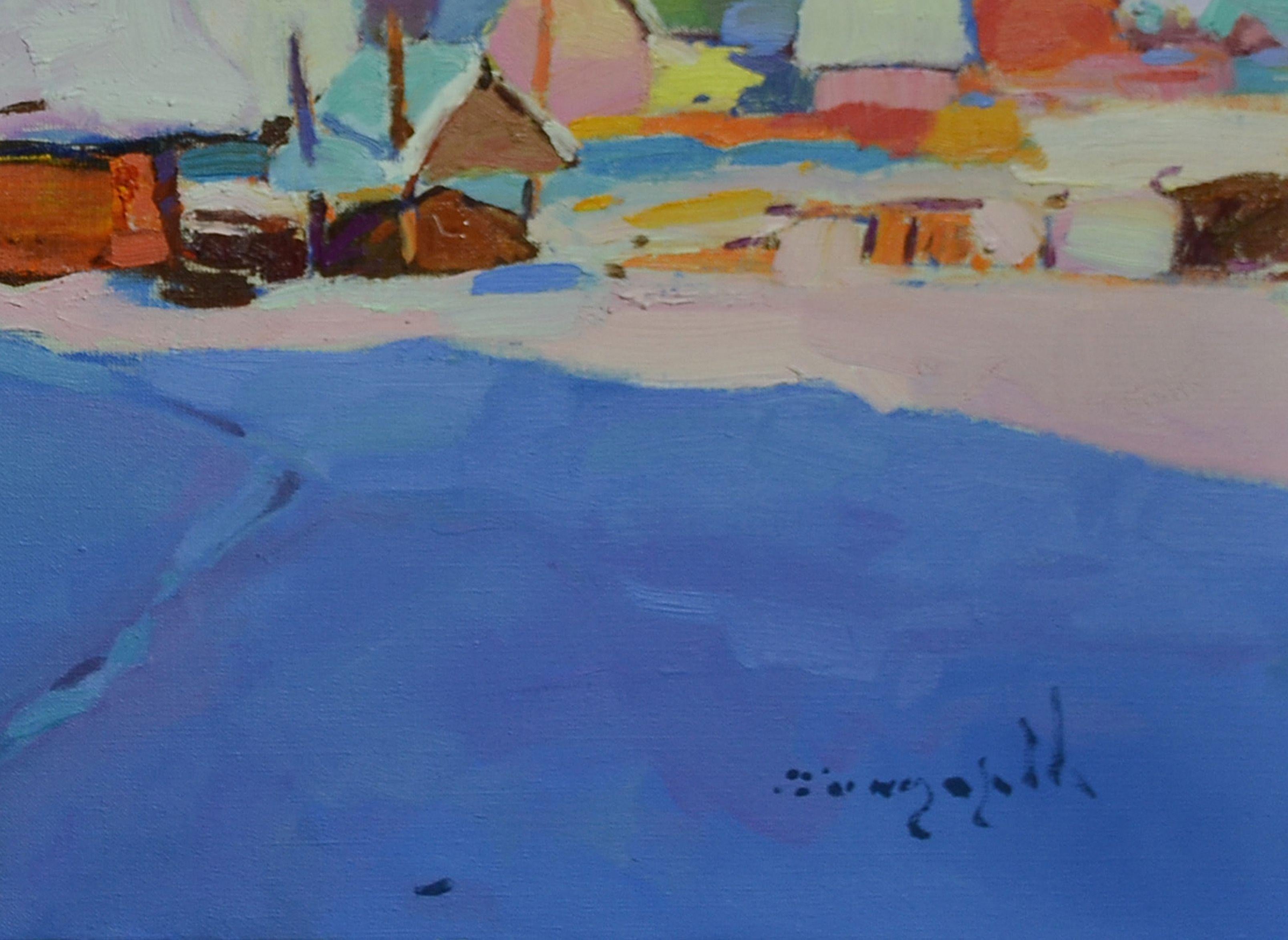 Home Sweet Home, Painting, Oil on Canvas For Sale 2