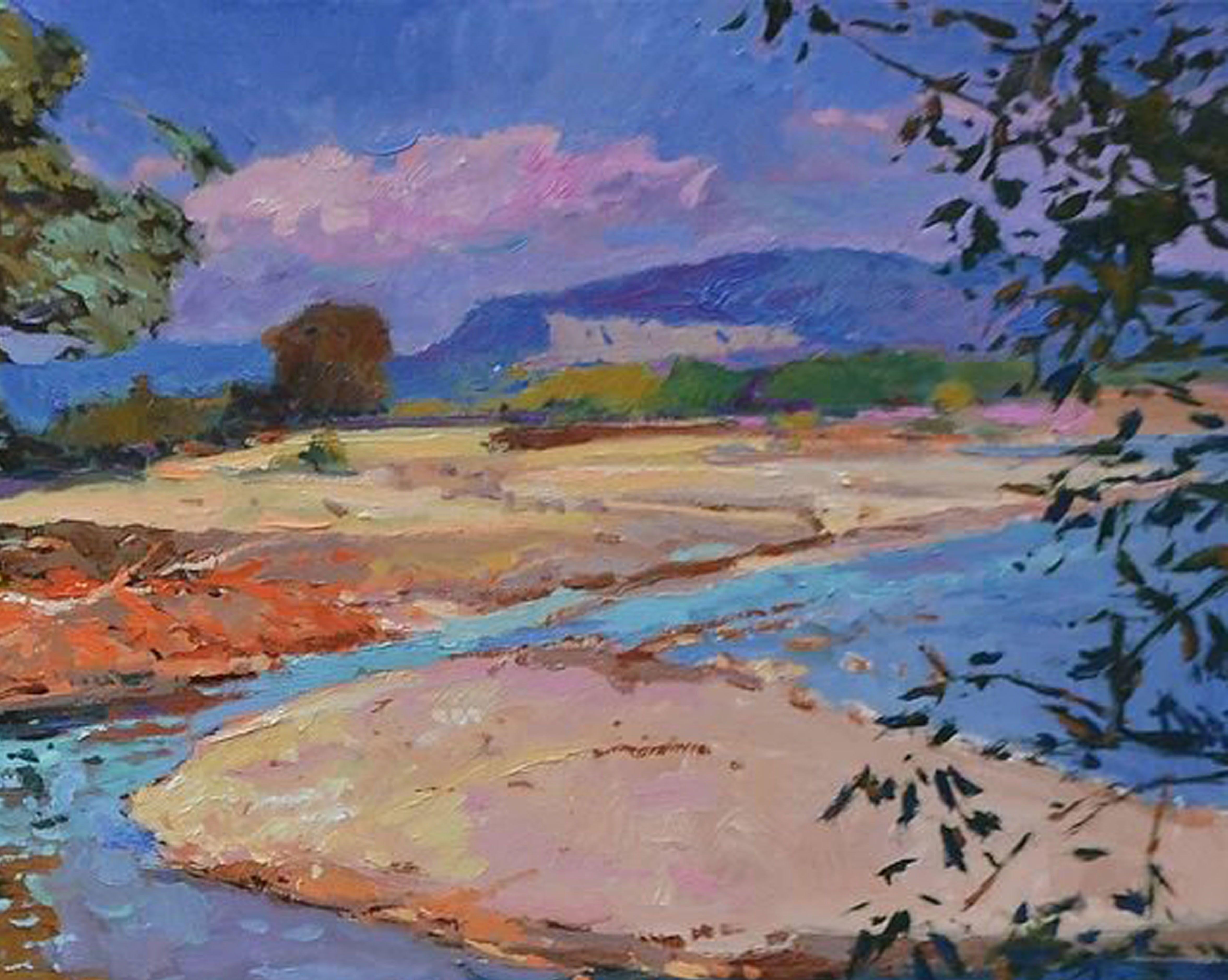 Heißer Sommer, Gemälde, Öl auf Leinwand (Impressionismus), Painting, von Alexander Shandor