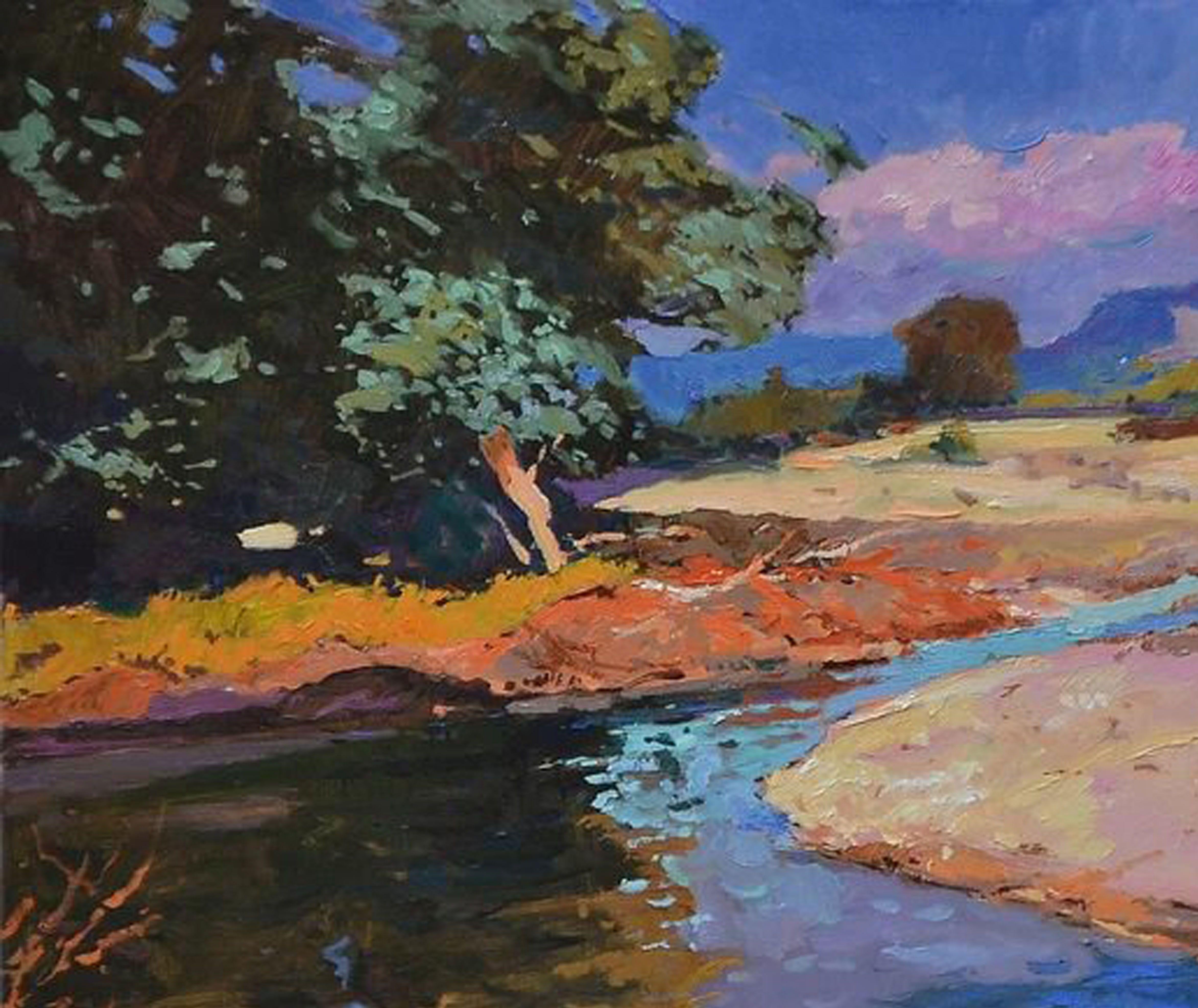 Gemälde: Öl auf Leinwand  Original: Einzigartiges Kunstwerk  Größe: 120 B x 115 H x 2 T cm  Rahmen: Nicht gerahmt  Bereit zum Aufhängen: Nein  Verpackung: Versand in einer Rolle :: Gemälde :: Impressionist :: Dieses Werk wird mit einem offiziellen,