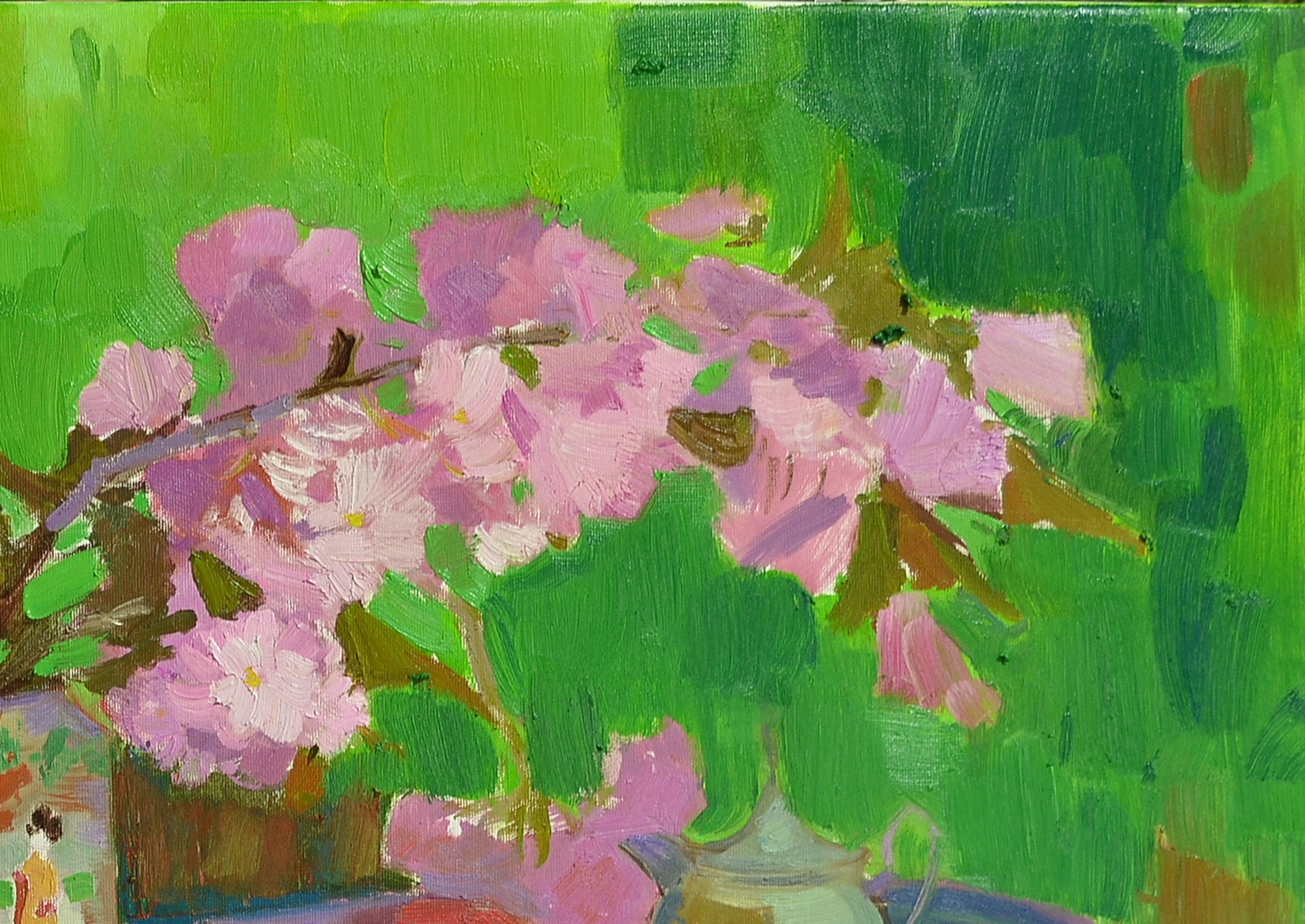 Looking for the Spring, Gemälde, Öl auf Leinwand (Impressionismus), Painting, von Alexander Shandor