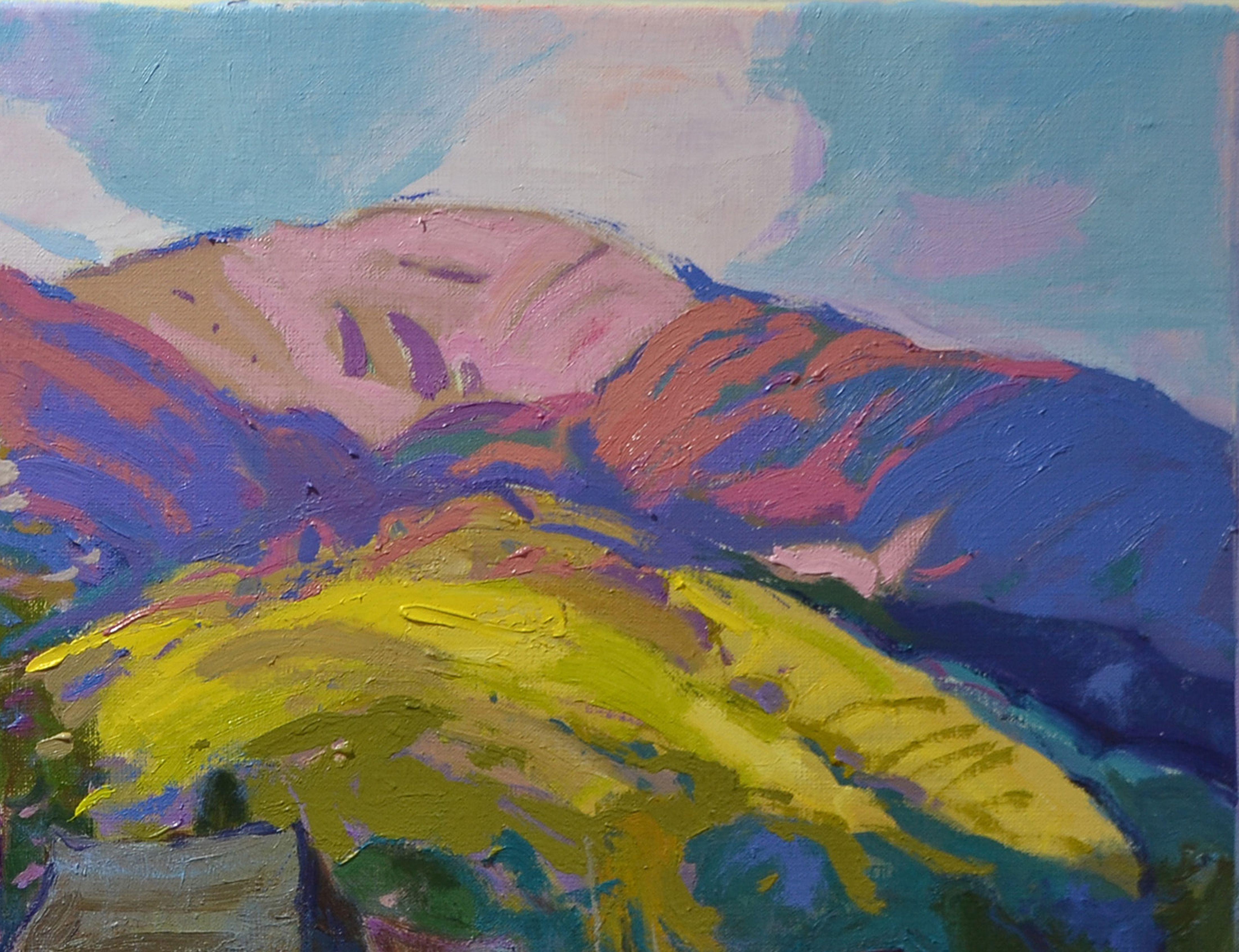 Am Rande von Kolochava, Gemälde, Öl auf Leinwand (Impressionismus), Painting, von Alexander Shandor
