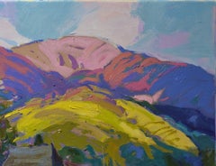 On the outskirts of Kolochava, Painting, Oil on Canvas