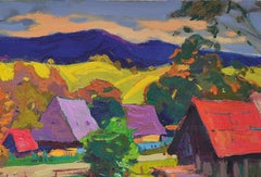 Preparazione per l'inverno, Pittura, Olio su tela