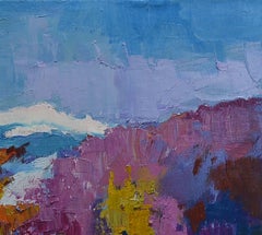 Sparkling snow, Painting, Oil on Canvas