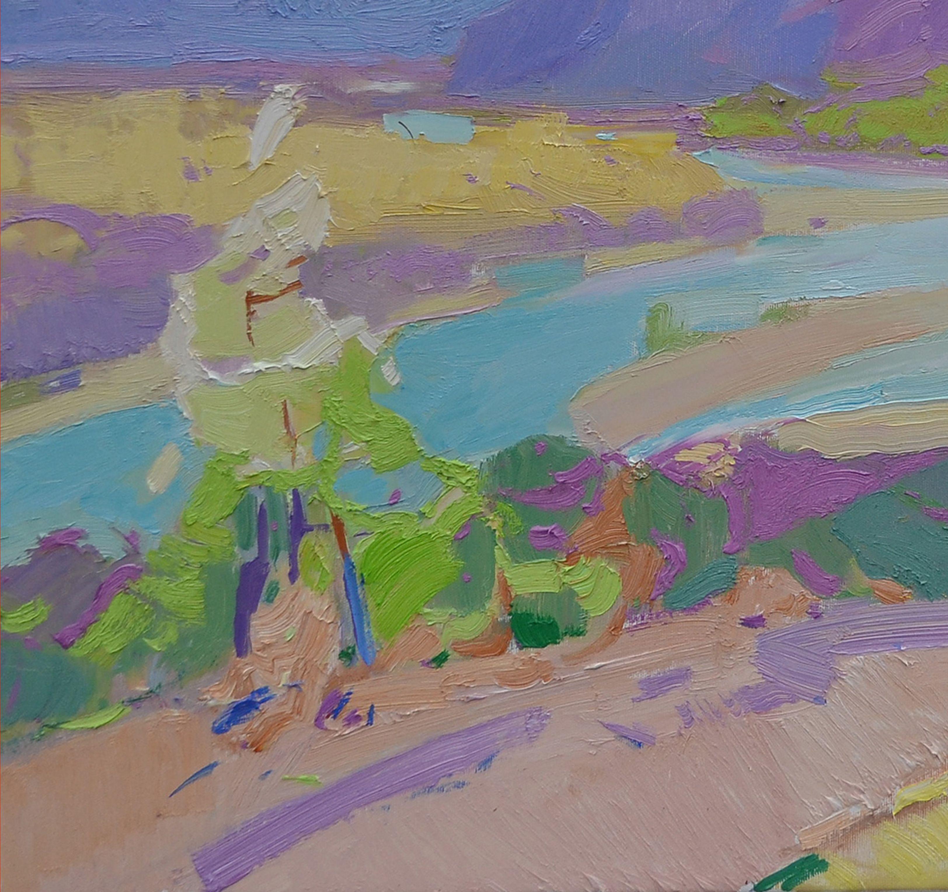 Spring Valley, Gemälde, Öl auf Leinwand im Angebot 2