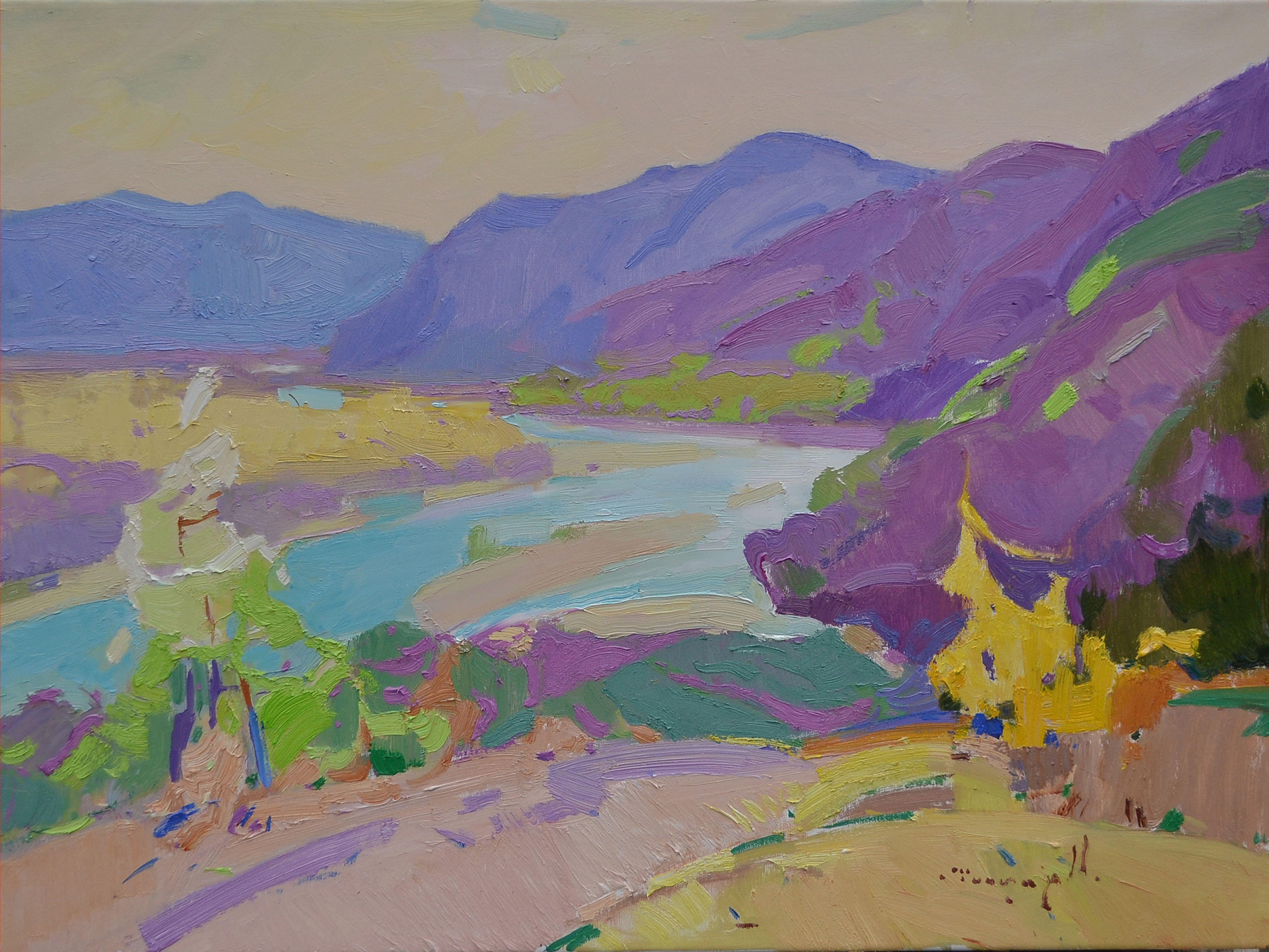 Spring Valley, Gemälde, Öl auf Leinwand