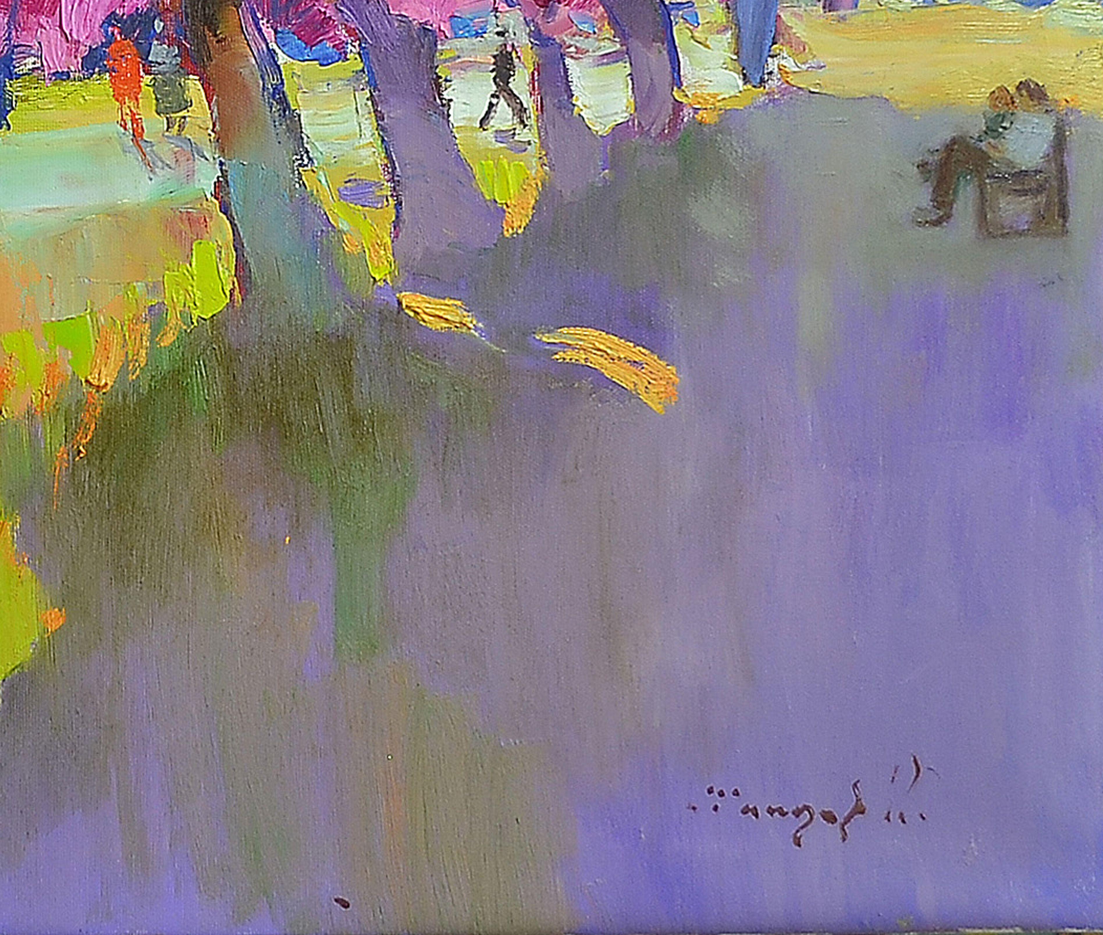 Square, Painting, Oil on Canvas For Sale 2