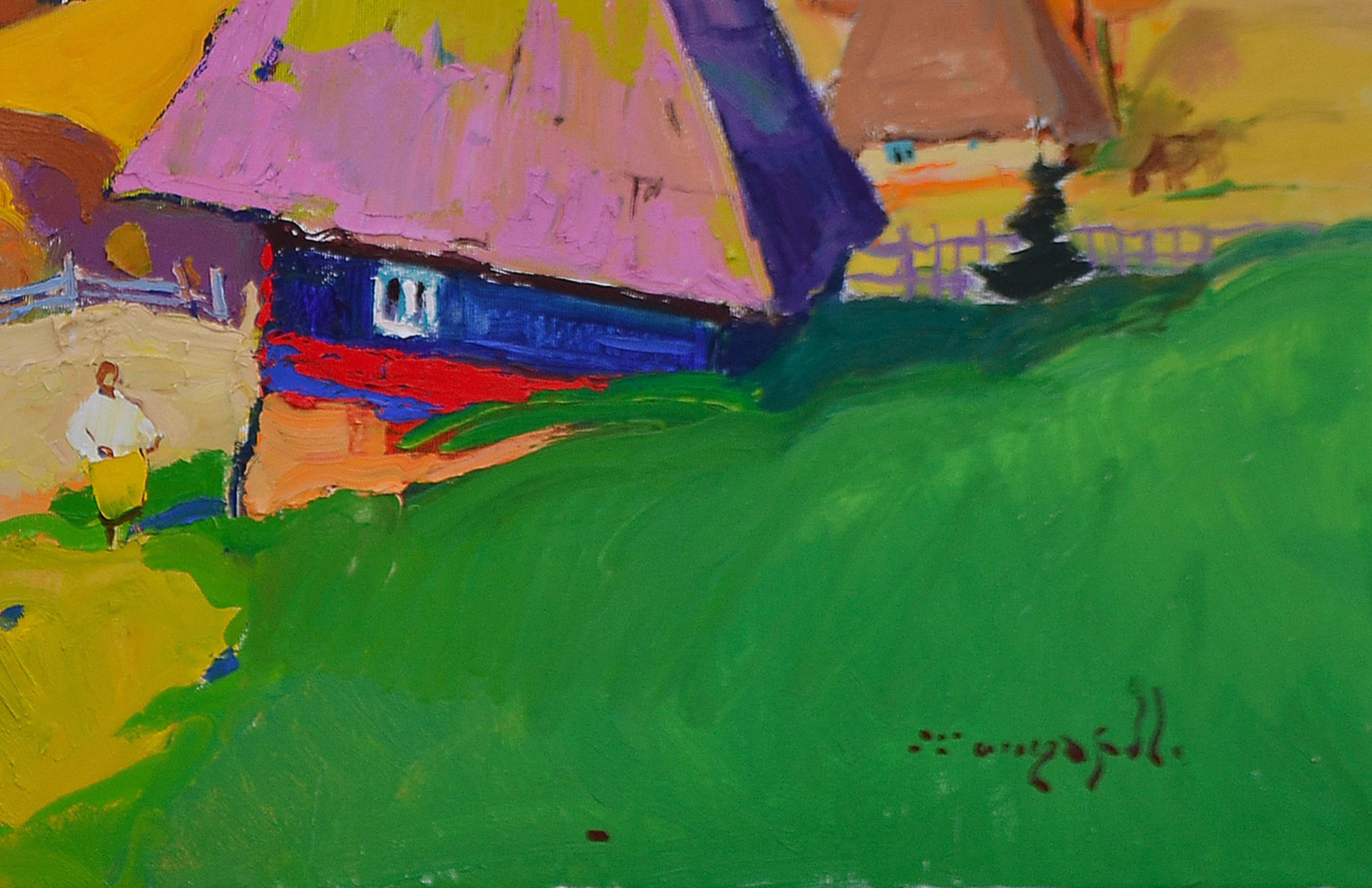 Summer Has Passed, Painting, Oil on Canvas For Sale 2