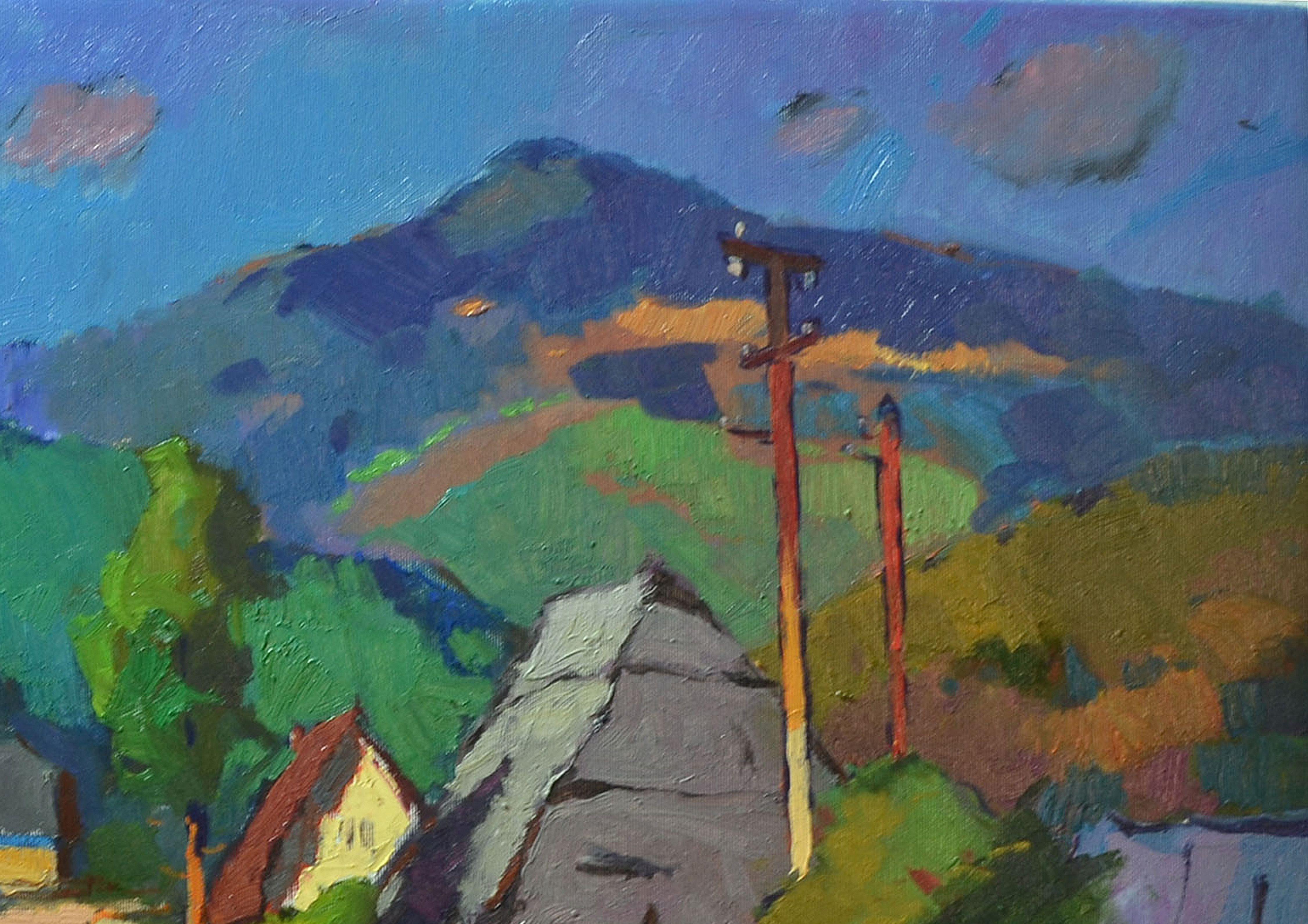 Sommer Synevyrska Polyana, Gemälde, Öl auf Leinwand (Impressionismus), Painting, von Alexander Shandor