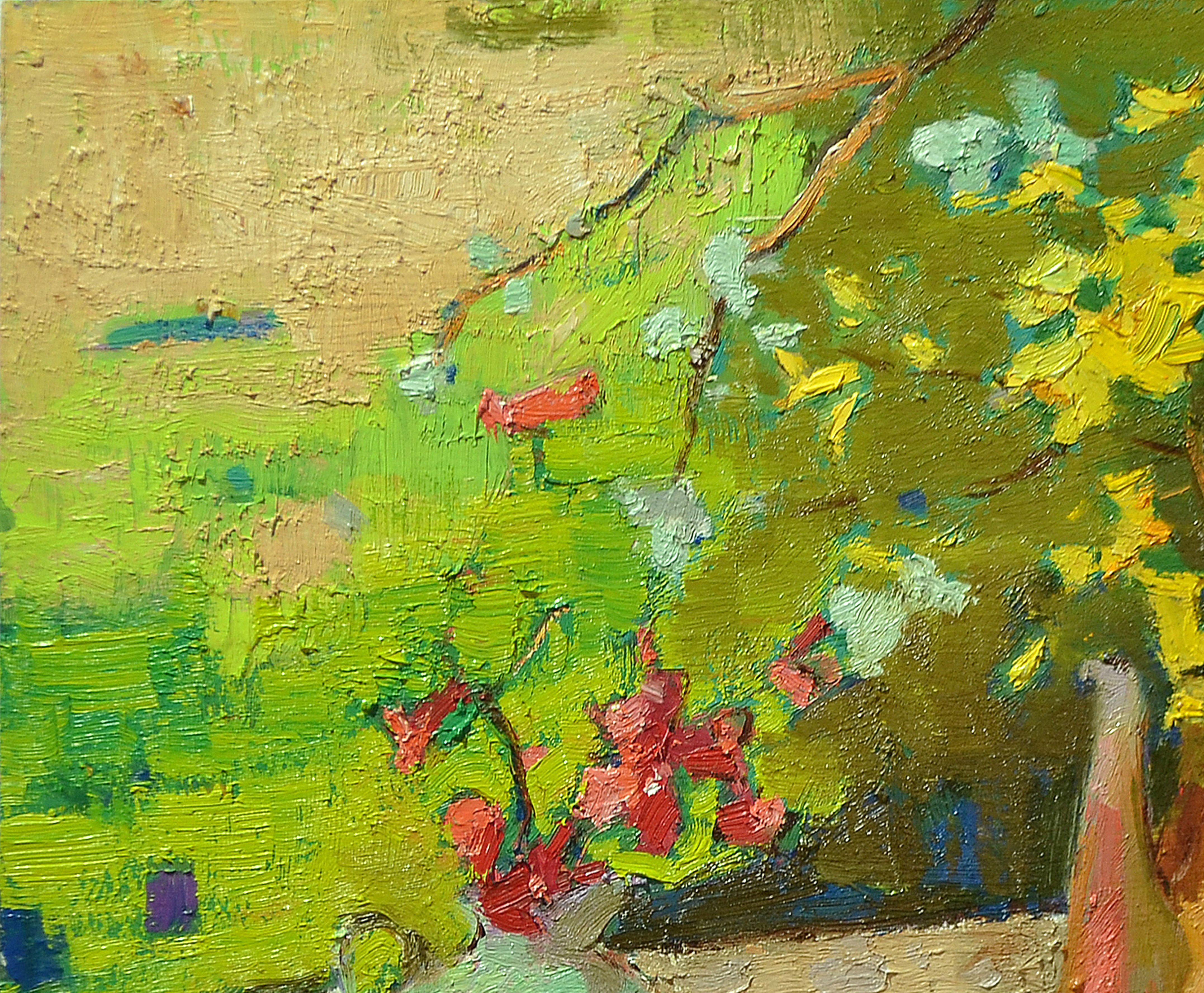 The first spring flowers, Painting, Oil on Other For Sale 2