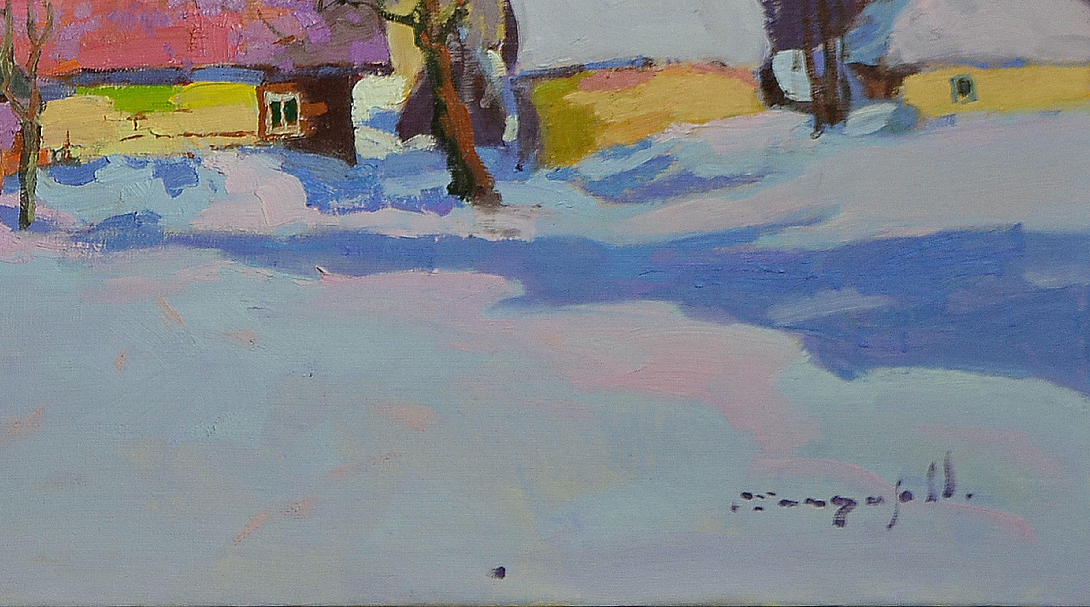 Gemälde:Öl auf Leinwand    Original:Einzigartiges Kunstwerk    Größe:41,3 B x 21,7 H x 1,2 T in    Rahmen:Nicht gerahmt    Bereit zum Aufhängen:Nein    Verpackung:Wird in einer Rolle versandt :: Gemälde :: Impressionist :: Dieses Werk wird mit einem