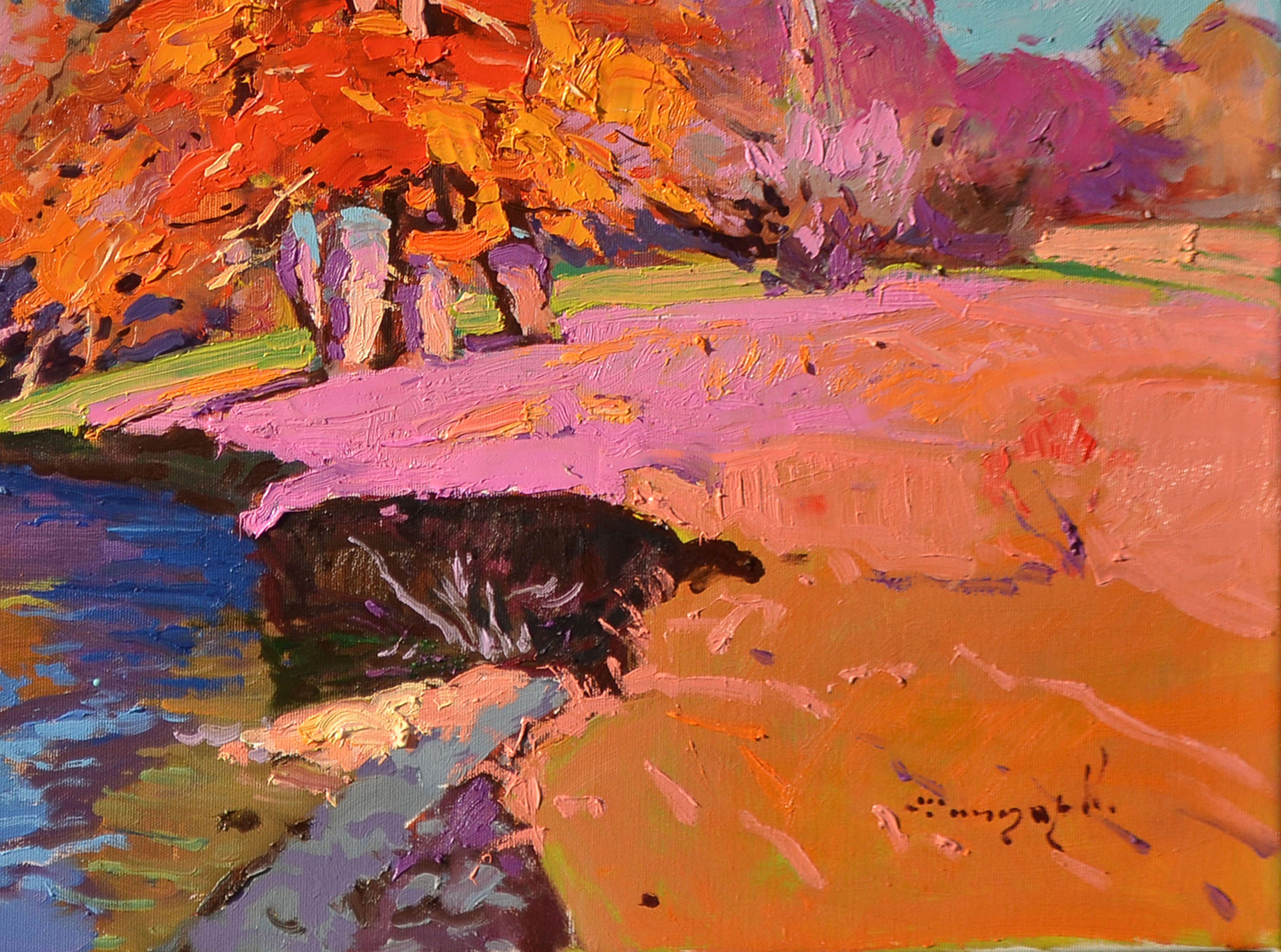 Gemälde:Öl auf Leinwand    Original:Einzigartiges Kunstwerk    Größe:80 B x 60 H x 3 T cm    Rahmen:Nicht gerahmt    Bereit zum Aufhängen:Ja        :: Gemälde :: Impressionist :: Dieses Werk wird mit einem offiziellen, vom Künstler unterzeichneten