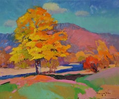 Yellow Tree, Painting, Oil on Canvas