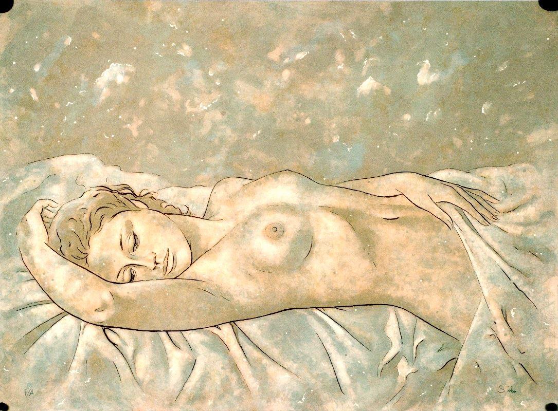 Alexander Siches (Spanien, 1927-2009)
Somni", 1983
Lithographie auf Papier
22,1 x 30 Zoll (56 x 76 cm)
ID: SIC1318-009-000
Vom Autor handsigniert
Ungerahmt