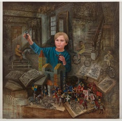 « History Lessons » - Peinture à l'huile d'Alexander Stolin