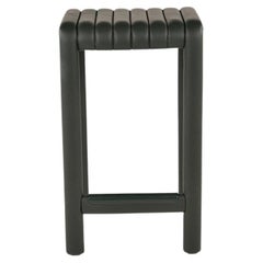 Alexander Street Stool by Philippe Malouin in Perforated Leather