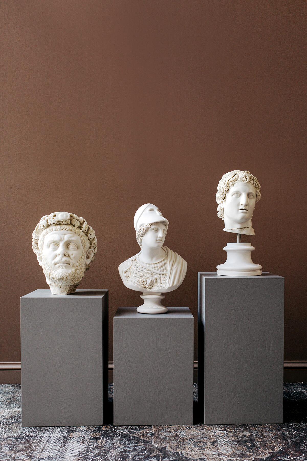 Alexander The Great Bust No:2 Made with Compressed Marble Powder Statue In New Condition For Sale In İSTANBUL, TR