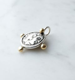 Alexander the Great Drachm (Zeus and Hercules) Silver and 18k Gold