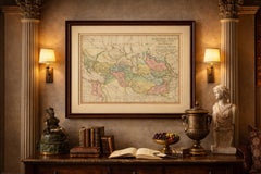 Alexander the Great Expedition Map, Persia India Routes, Wilkinson 1817