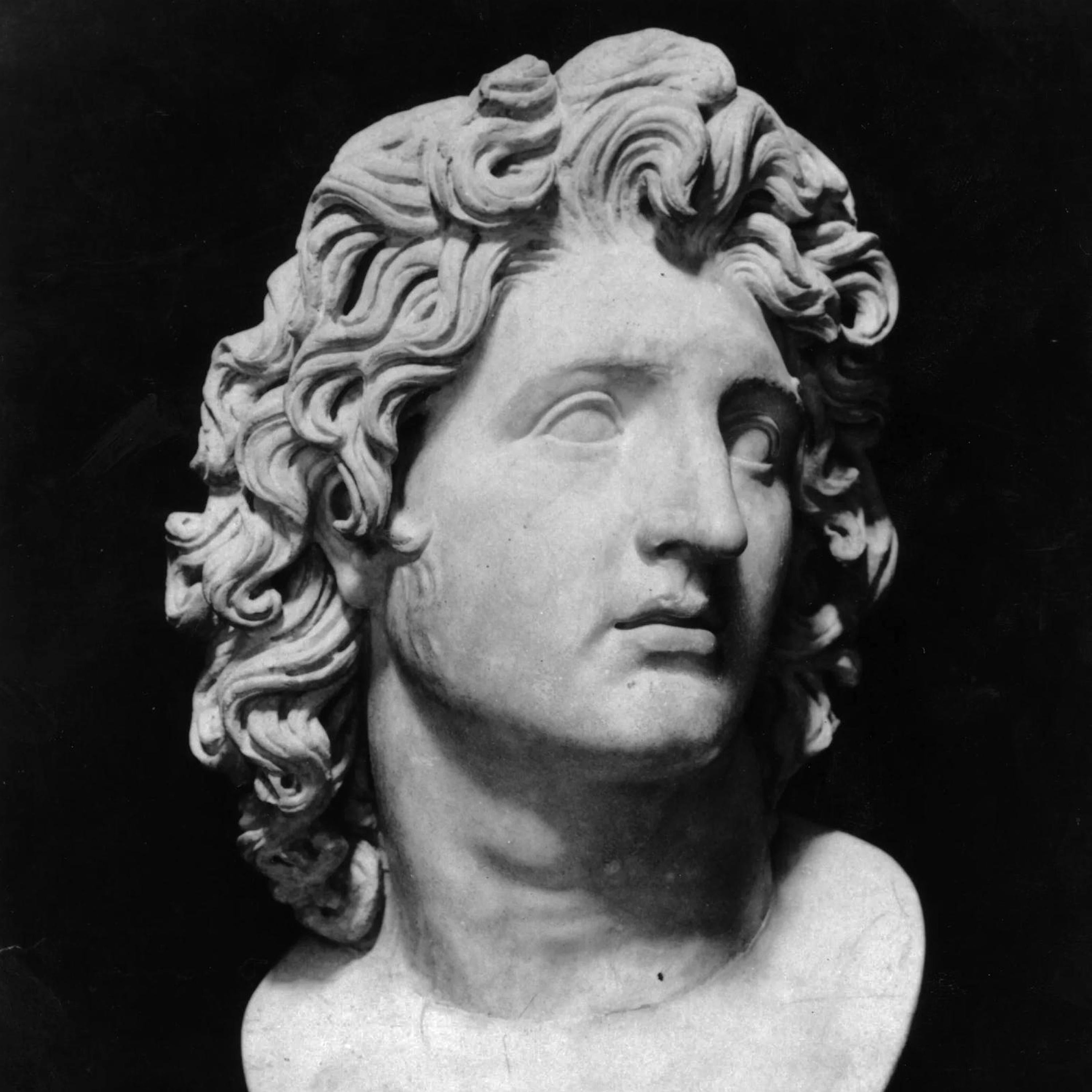 Ciondolo in argento 925 di Alexander il Grande, dipinto a mano su lapislazzuli In condizioni Nuovo in vendita a Roma, IT