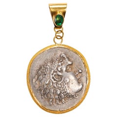 Antique Alexander The Great Pendant (pendant only)