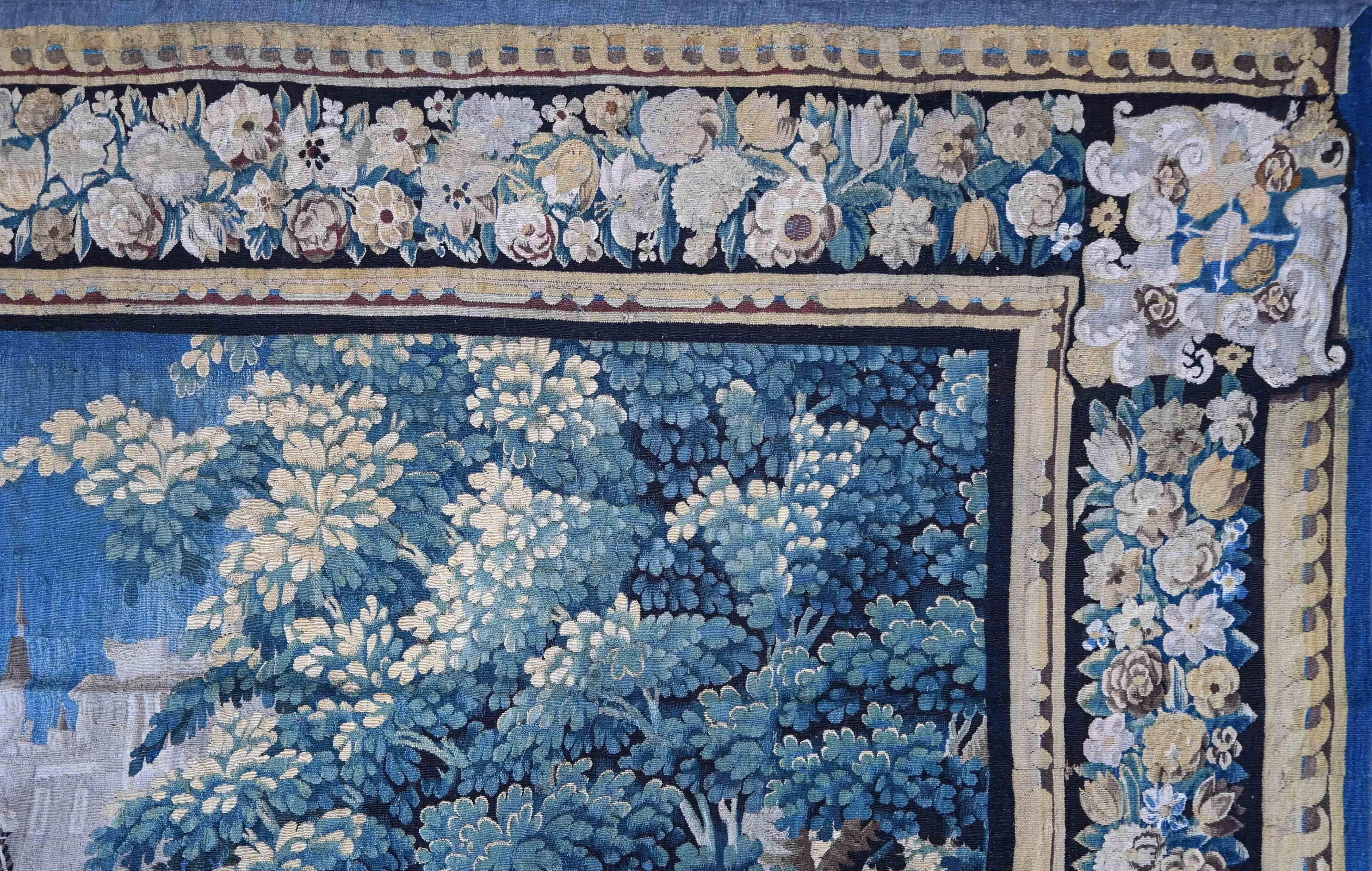 Alexander der Große, The Passage of the Granicus - Flemish Tapestry 17th -N 1503 im Zustand „Hervorragend“ im Angebot in Paris, FR