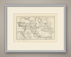 L'expédition d'Alexandre le Grand vers l'Indus, carte de d'Anville, 1818