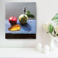 Autumn Still Life -original still life impressionism painting - contemporary art